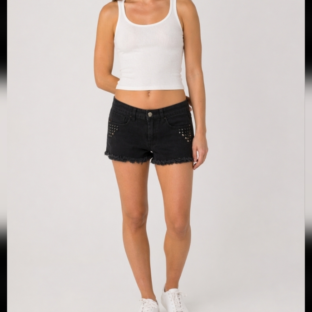 URBAN BEHAVIOR Studed Cut Off Jean Shorts Small